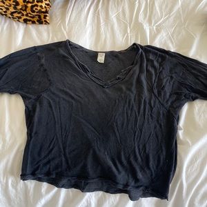 Free People Grey T-Shirt